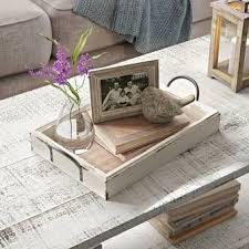 Round 2 Tier Stand Ottoman Coffee Table Serving Tray In 2020 Coffee Table Decor Tray Tray Decor Coffe Table Decor