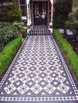 Image Result For 1930s Front Garden Tiles Garden Tiles Front Path Victorian Front Doors