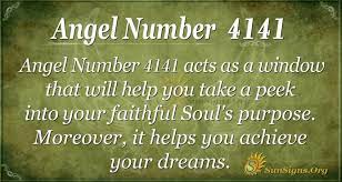 Angel Number 4141 Meaning The Path To Your Soul S Real Purpose Sunsigns Org In 2021 Angel Numbers Angel Number Meanings 1221 Angel Number