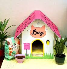 The tiny house movement isn't necessarily about sacrifice. Diy Cardboard Cat House Happiness Is Homemade