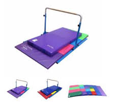 Check out our options of folding mats, skill cushion mats. Best Home Gymnastics Equipment