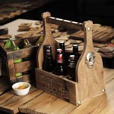 Water Saver Wooden Caddy Is Handcrafted With Bottle Opener Personalize And Finished Individually Perfect Gift Father S Day Anniversaries Birthdays G Cerveja