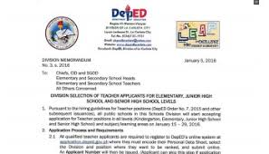 › application letter for teaching job. Sample Application Letter For Teacher Applicants Of Deped Teacherph