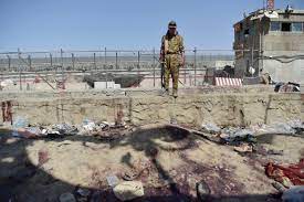 Troops were killed and 18 were injured on thursday when isis militants set off two bombs outside kabul's main airport, . 2qnpbtae7rfscm