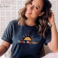Suéter de doula de nacimiento, sudadera de doula posparto, regalo de doula,  manga larga de enfermera de parto y parto, soporte de partera
