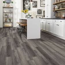 Hickory wood floors golden oak stain. Wolf Point Hickory Rigid Core Moon Shadow A6102