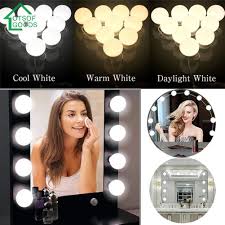 It lights up your entire room and casts natural and even lighting to your face for perfect makeup. Free Shipping 3 Mode Led Bulb Mirror Light Vanity Mirror Lamp Lebaran Lampu Led Makeup Vanity Light Shopee Malaysia