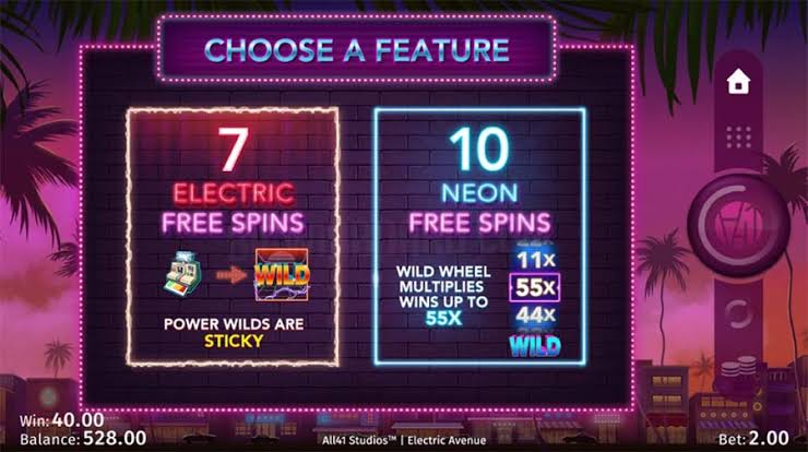 Electric Avenue (All For One Studios) Slot Review & Demo