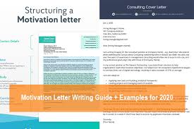 Even when a job listing does not specify that a cover letter is required, you should always submit one wi. Motivation Letter Writing Guide Examples For 2020 Cokbilenler Com