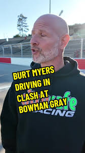 Burt Myers Drives in the Coolout Clash at Bowman Gray