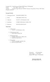 Lampiran surat keputusan direktur perguruan tinggi raharja. Contoh Surat Keputusan Sk Panitia Penyelenggara Kegiatan Uas Pas Semester Genap Format Word Terbaru Dapodik Co Id
