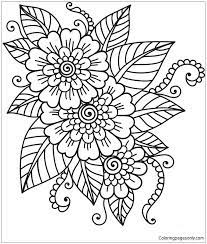 Download and print these free printable flower coloring pages for free. Beautiful Flower Image 2 Coloring Pages Flower Coloring Pages Coloring Pages For Kids And Adults