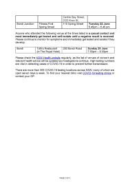 13 new cases in mid north coast health district as all of nsw prepares to open . Nsw Health On Twitter Public Health Alert Sewage Detection In Bourke Western Nsw And More Sydney Eastern Suburb Venues