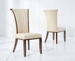 Alpine Cream Leather Dining Chairs Trend Setting Sumptuousness And Comfort All In One Leather Dining Table Marble Cream Leather Dining Chairs Dining Chairs