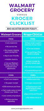 Who Does Grocery Pickup Best Walmart Vs Kroger Jessicagoodpaster Com Kroger Saving Money Money Saving Tips