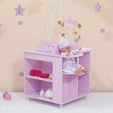 Olivia S Little World Twinkle Stars Princess Baby Doll Changing Station With Storage Reviews Wayfair
