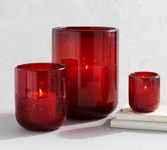 If there's a specific type of candlestick that captures your aesthetic, such as wide pillars, thin tapers or small tealights, be sure to opt for candle holders in that shape. Recycled Bubble Glass Candleholders Red Pottery Barn