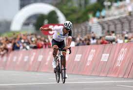 A german cycling coach has been dismissed from the olympics this week after he was heard on tv broadcasts using a racial slur to describe two african riders during the men's time trial. Olympics Cycling Carapaz Wins Gold In Thrilling Finish To Brutal Road Race Reuters