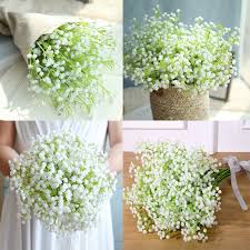 White is the most widely sold color in floral shops, but the wild varieties of gypsophila show a greater diversity in color. Artificial Silk Gypsophila Baby S Breath Flower Wedding Bouquet Decor Buy Online At Best Prices In Bangladesh Daraz Com Bd
