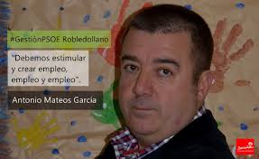 Antonio Mateos García: "Debemos estimular y crear empleo, empleo y empleo" 