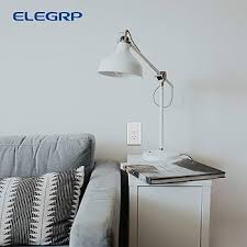 ELEGRP Duplex Receptacle Outlet Covers, 1-Gang Standard Size Wall Plates,  Unbreakable Polycarbonate Dual Outlet Faceplates Covers, UL Listed, ...