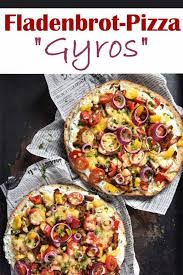 Gyros Fladenbrotpizza Knaller Express Rezept Deftig Katerfruhstuck Ruck Zuck Gemacht Tzatziki Aus Dem Thermomix Vegetarisc Recipes Pita Bread Pizza Food