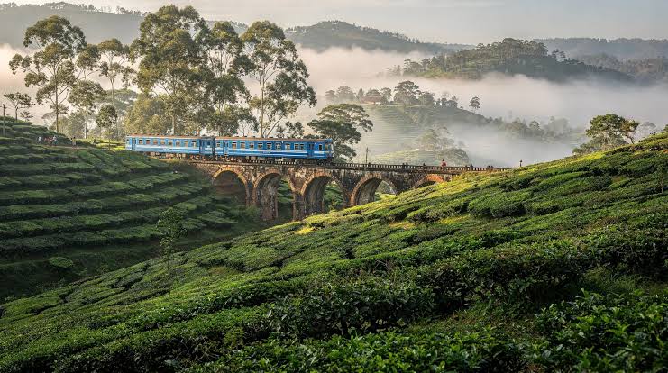 Nine Arch Bridge, Ella, Sri Lanka, AI generated