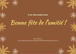 Journée olympique 2017 au stade de l'amitié. Cartes D Amitie Les Plus Beaux Modeles Du Web Canva