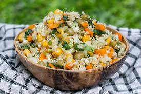 Gebratener Blumenkohlreis Vegan Gesund Super Lecker Iss Happy Rezept Leckere Gesunde Rezepte Vegane Mahlzeiten Gesunde Rezepte