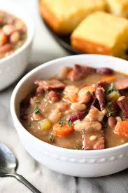 Slow Cooker Ham And Bean Soup Recipe Recipe Ham And Bean Soup Ham And Beans Slow Cooker Ham