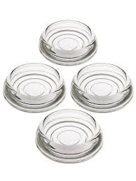 Set Of 4 Glass Furniture Caster Cups 3 Diameter Furniture Casters Glass Furniture Furniture Wheels