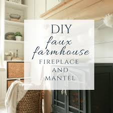 Design , farmhouse , farmhouse design , fireplace , fireplace designs , home design , modern farmhouse , modern farmhouse design , modern farmhouse. Diy Faux Fireplace And Mantel Complete Tutorial Twelve On Main