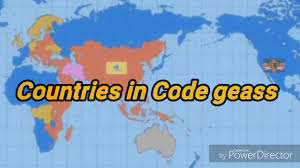 Countries In World Of Code Geass Youtube Lelouch of the rebellion), often referred to as sim. countries in world of code geass youtube