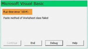When you execute the activesheet.paste command , excel assumes that the clipboard has some content which has already been copied to it. How Do I Fix Runtime Error 1004 In Microsoft Excel