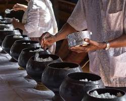 Image of Virak Wanabat (Khmer New Year) celebration