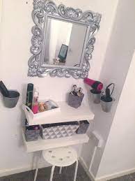 Maybe you would like to learn more about one of these? Diy Dressing Table Ikea Hack Floating Shelf Grey White Girls Bedroom Diy Dressing Tables Bedroom Dressing Table Ikea Girls Bedroom