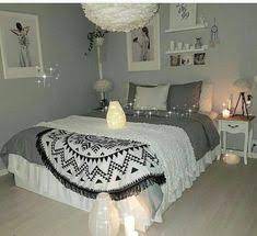 Blush, grey and white bedroom with faux sheepskin, rattan rocker chair, gold accents and upholstered bed from loaf. Black White Grey Modern Teenage Girl Bedroom Ideas Novocom Top