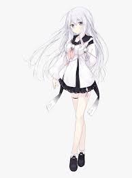 Popular black white silver earing of good quality and at affordable prices you can buy on aliexpress. Anime Girl With Silver Hair And Green Eyes Full Body Anime Girl Standing Hd Png Download Transparent Png Image Pngitem