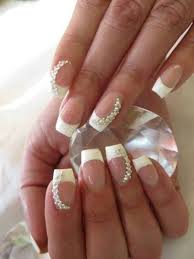 40 Ideas For Wedding Nail Designs Cuded Wedding Nail Art Design Nail Art Wedding Bridal Nail Art