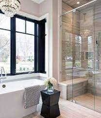 Bright colors such as blue, red and yellow are not commonplace in the bathroom and will not be the shining star anytime soon. Top 60 Best Master Bathroom Ideas Home Interior Designs Transitional Bathroom Design Transitional House Master Bathroom Design