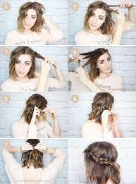 Bohemian Hairstyles You Can Do By Yourself Hair Styles Hair Styles Short Hair Styles Braids For Short Hair
