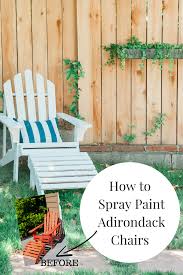 Painted Adirondack Chairs Easy Tutorial Adirondack Chairs Diy Painted Outdoor Furniture Wooden Outdoor Furniture