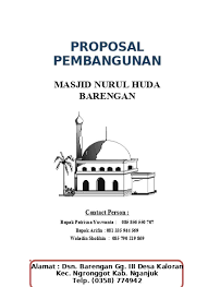 Pembangunan masjid al istiqomah diperkirakan membutuhkan anggaran biaya sebesar rp. Cover Proposal Pembangunan