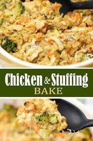 Chicken spinach artichoke rice casserole. Chicken Stuffing Bake