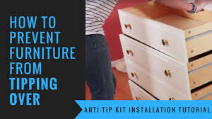22 best s for kallax shelf hello lovely. How To Anchor Furniture To The Wall Without Screws Youtube