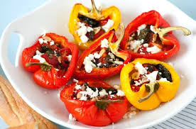 Cheesy Bacon Baked Stuffed Mini Sweet Peppers