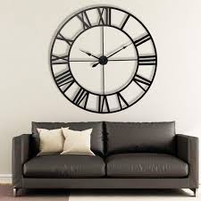 Maybe you would like to learn more about one of these? Classic Large Metal Wrought Iron Wall Clock Roman Numerals Steampunk Home Decor Buy Online At Best Prices In Pakistan Daraz Pk