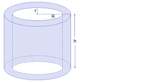 A hollow cylinder copper pipe is 21dm long. 10 Math Problems Volume Of A Cylinder