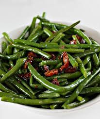 With a slotted spoon remove beans from pan and place in serving dish. Mmmm Make Ahead Green Bean Casserole And More Great Green Beans In 2020 Green Bean Recipes Simple Green Bean Casserole Recipe Brown Sugar Green Beans