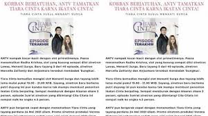 Update ep 21 sara pergi cari naz dekat kampung dan mengamuk bila dapat tahu naz nak kahwin dengan huda. Deretan Korban Ikatan Cinta Arya Saloka Rcti Sinetron Tiara Cinta Cita Citata Ditamatkan Antv Banjarmasin Post